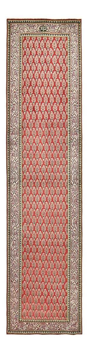 Loper Perzisch tapijt - Tabriz - 340 x 83 cm - rood