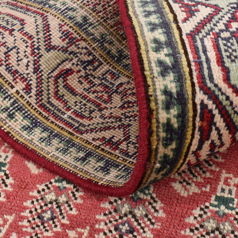 Loper Perzisch tapijt - Tabriz - 340 x 83 cm - rood