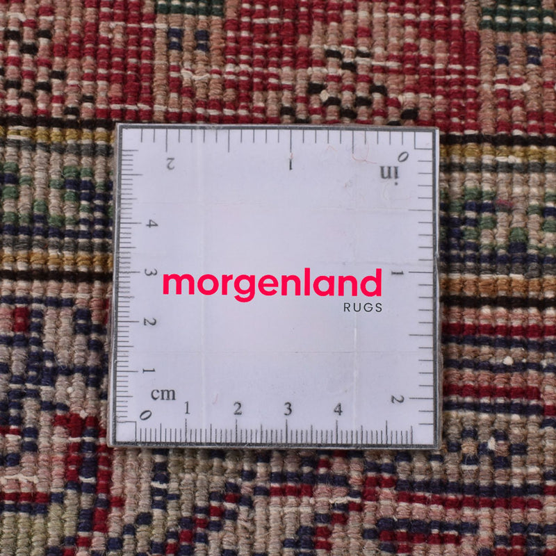 Loper Perzisch tapijt - Tabriz - 340 x 83 cm - rood