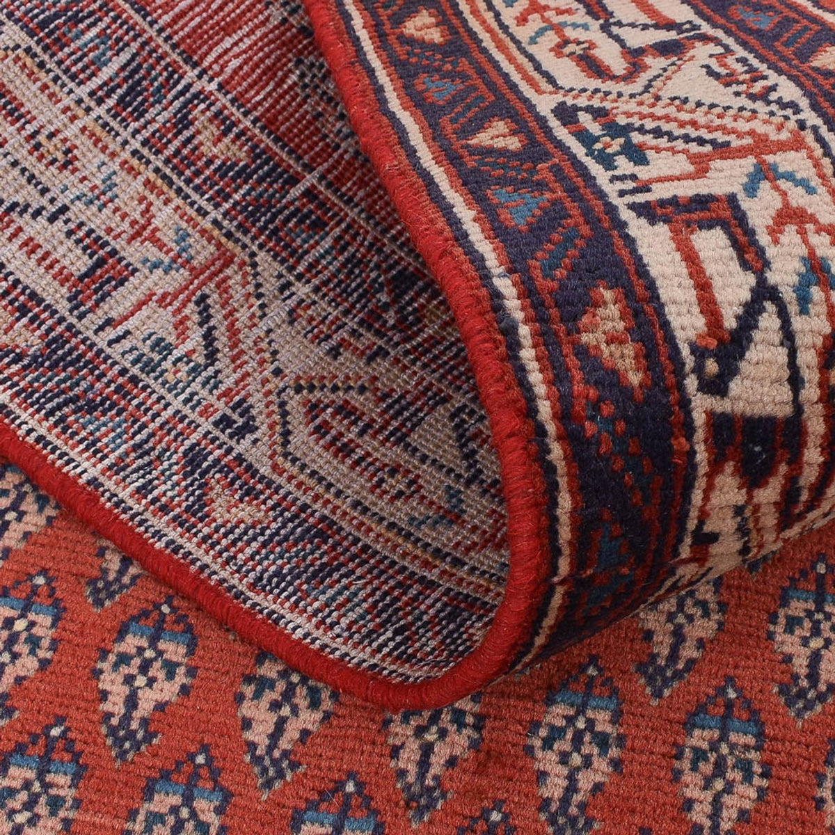 Loper Perzisch tapijt - Mir - 462 x 77 cm - roest