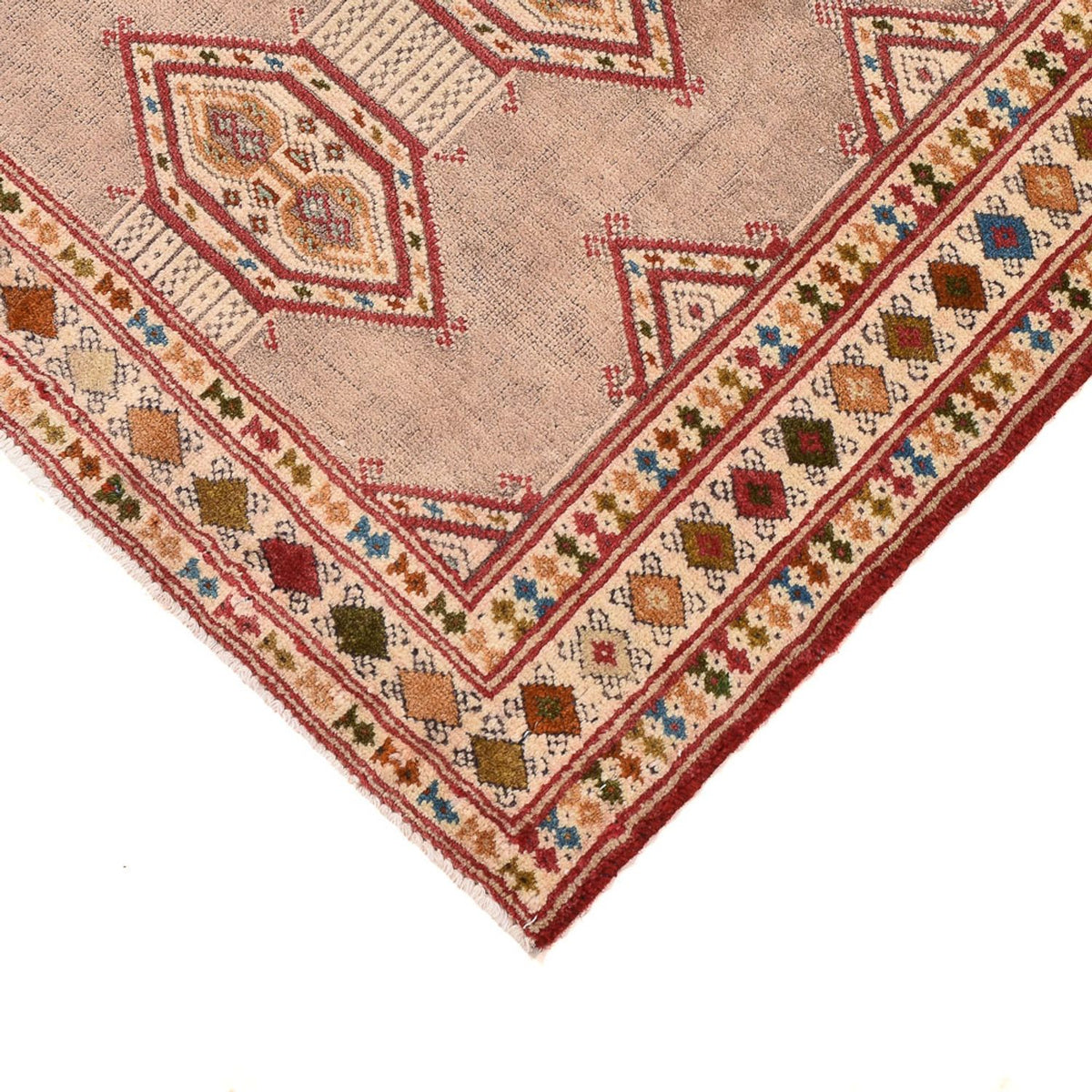Turkaman tapijt - 78 x 64 cm - roze