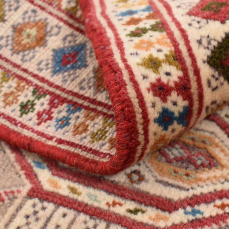 Turkaman tapijt - 78 x 64 cm - roze