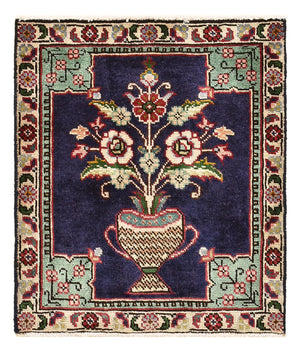 Perzisch Tapijt - Nomadisch - 63 x 55 cm - veelkleurig