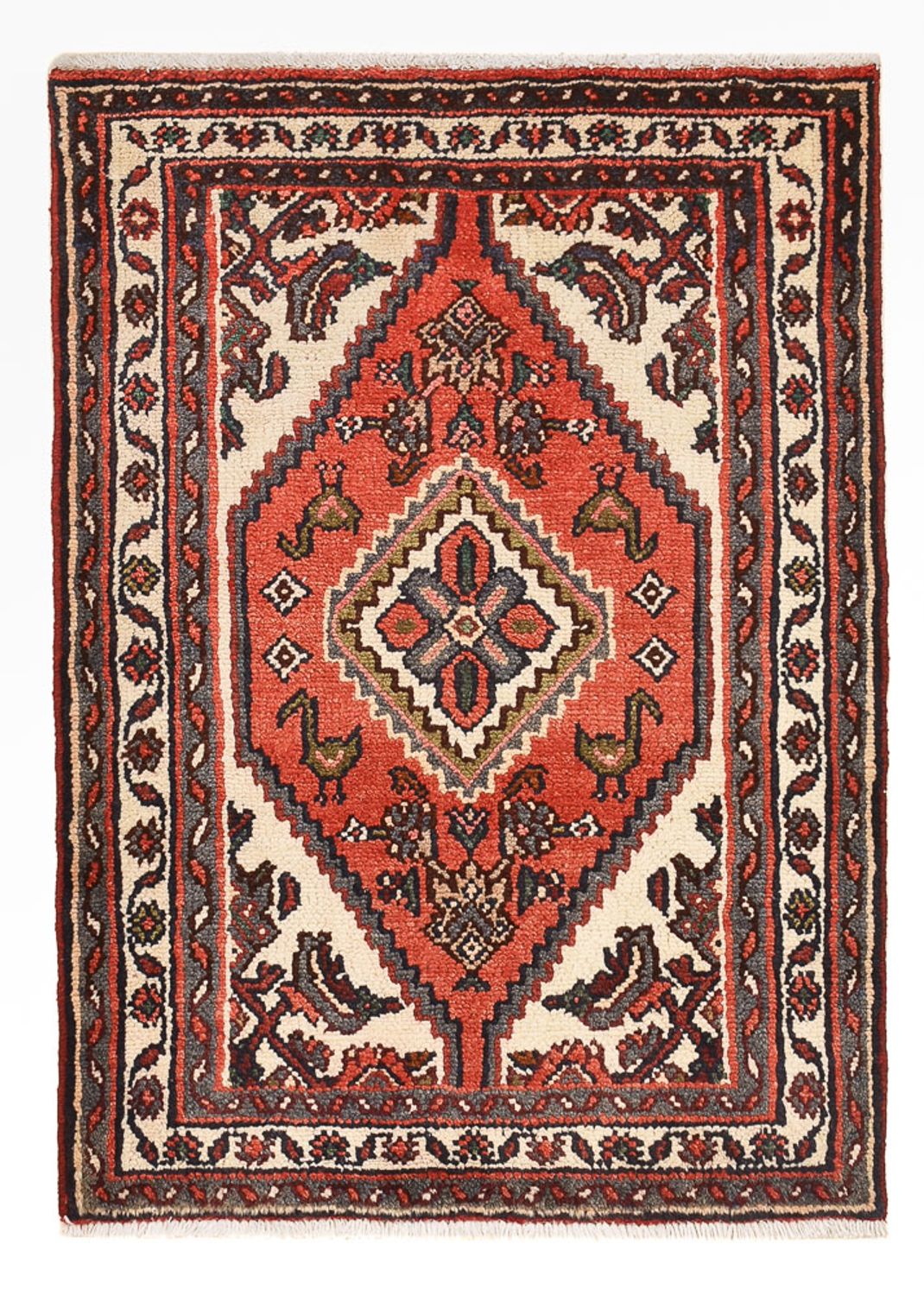 Perzisch Tapijt - Nomadisch - 96 x 70 cm - rood