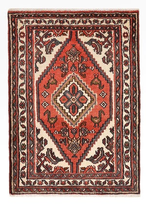 Perzisch Tapijt - Nomadisch - 96 x 70 cm - rood
