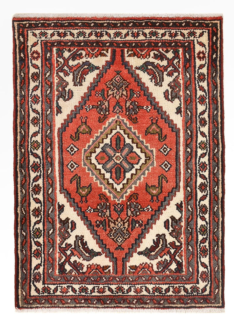 Perzisch Tapijt - Nomadisch - 96 x 70 cm - rood