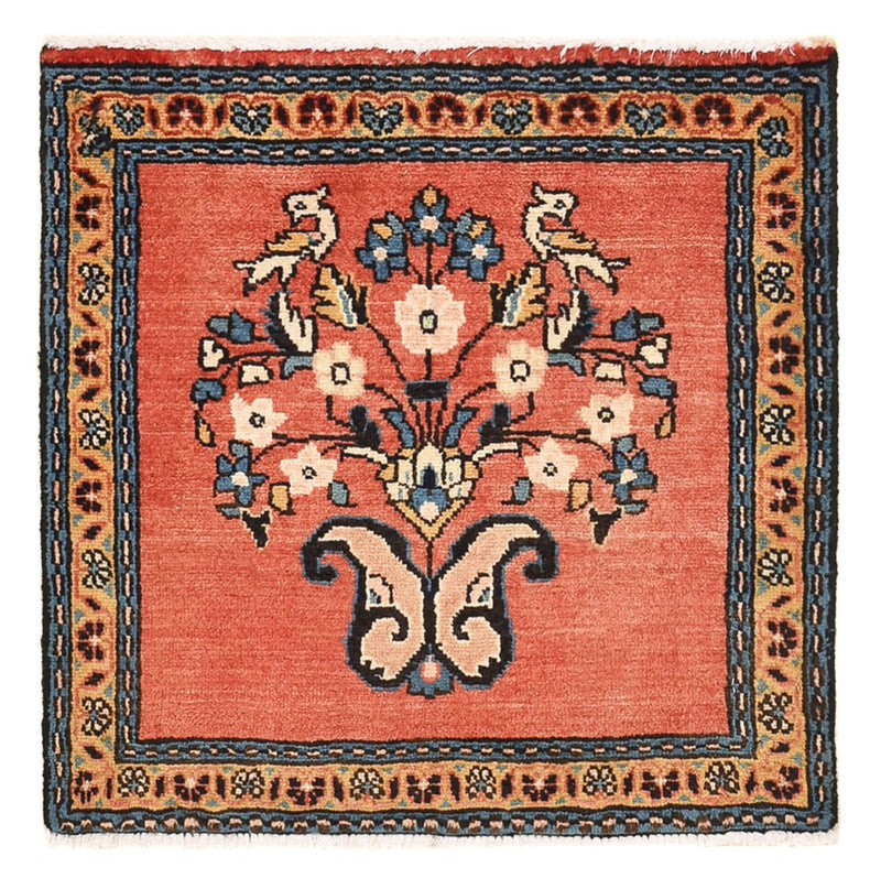 Perzisch Tapijt - Nomadisch - 50 x 49 cm - rood