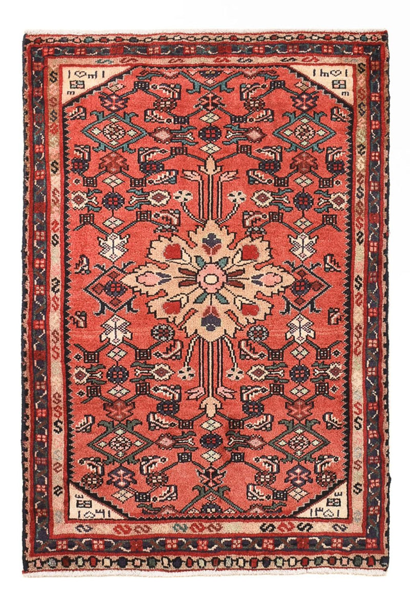 Perzisch Tapijt - Nomadisch - 88 x 62 cm - rood
