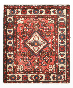 Perzisch Tapijt - Nomadisch - 80 x 66 cm - rood