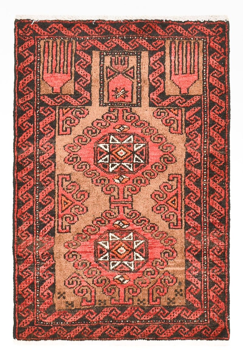 Perzisch Tapijt - Nomadisch - 70 x 49 cm - rood