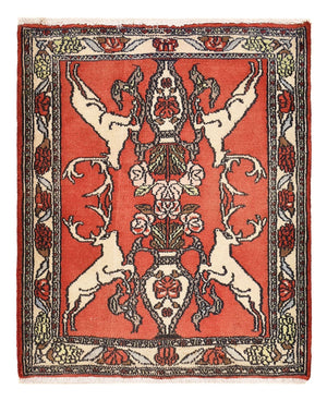 Perzisch Tapijt - Nomadisch - 78 x 67 cm - rood