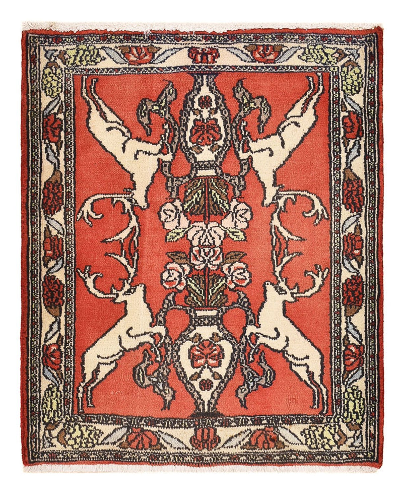 Perzisch Tapijt - Nomadisch - 78 x 67 cm - rood