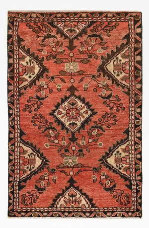 Perzisch Tapijt - Nomadisch - 95 x 62 cm - rood