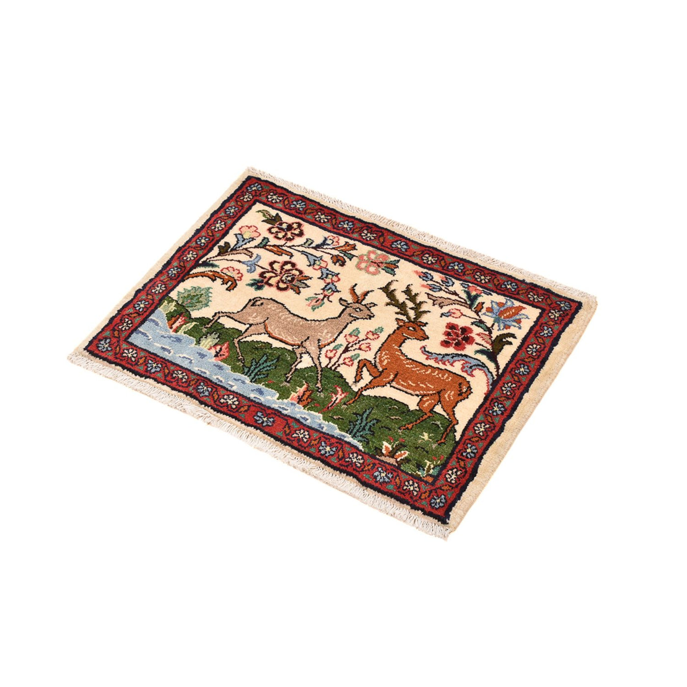 Hamadan Tapijt 65x45cm - Perzisch tapijt