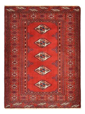 Turkaman tapijt - 115 x 87 cm - rood