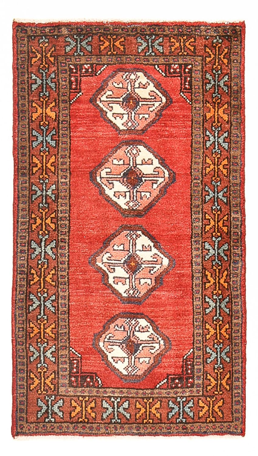 Perzisch tapijt - Bijar - 113 x 64 cm - rood