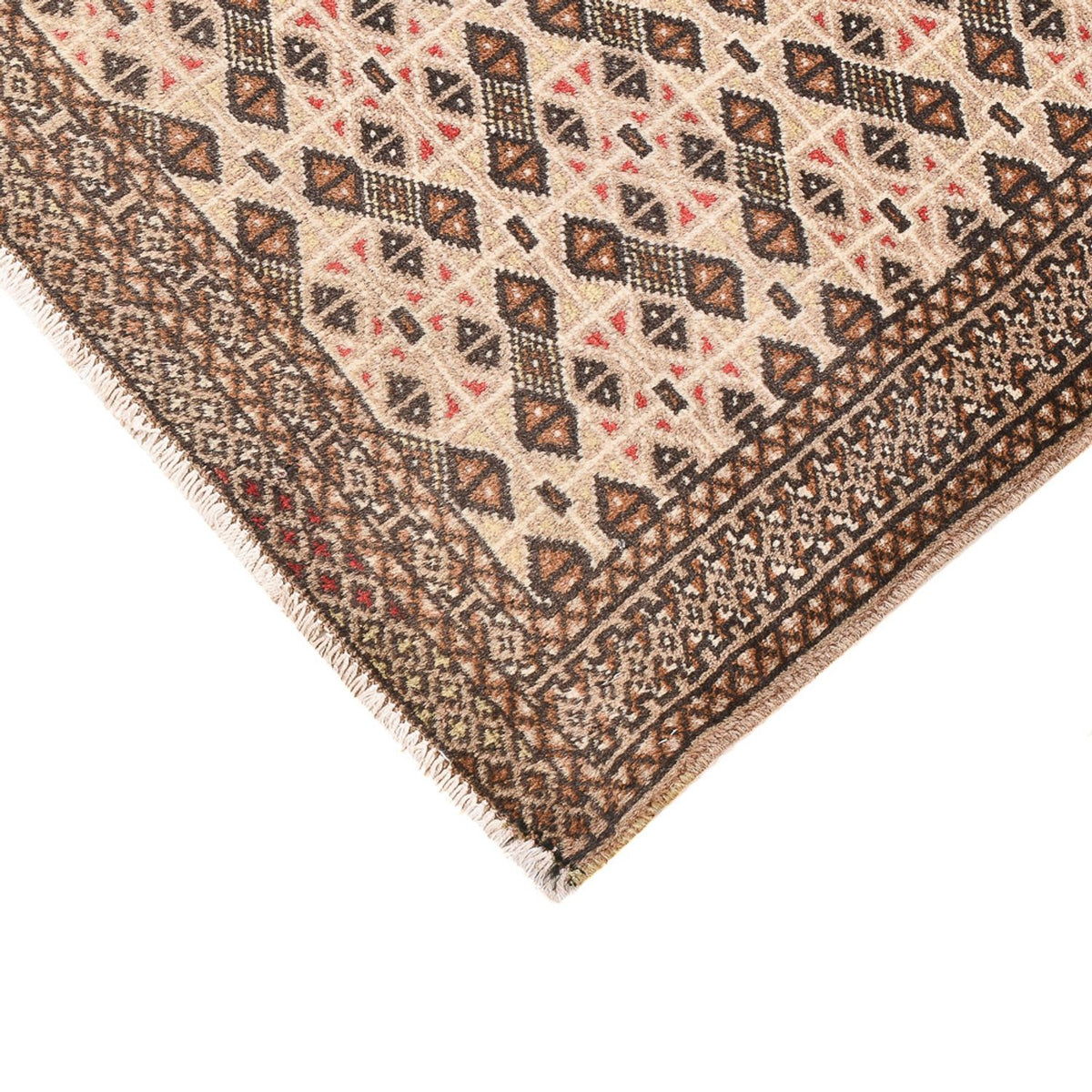 Turkaman tapijt - 117 x 84 cm - zand