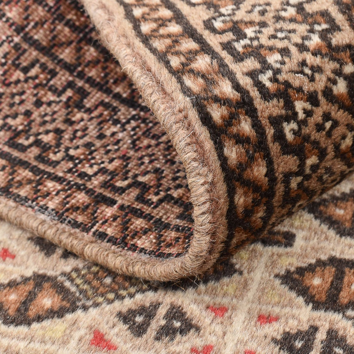 Turkaman tapijt - 117 x 84 cm - zand