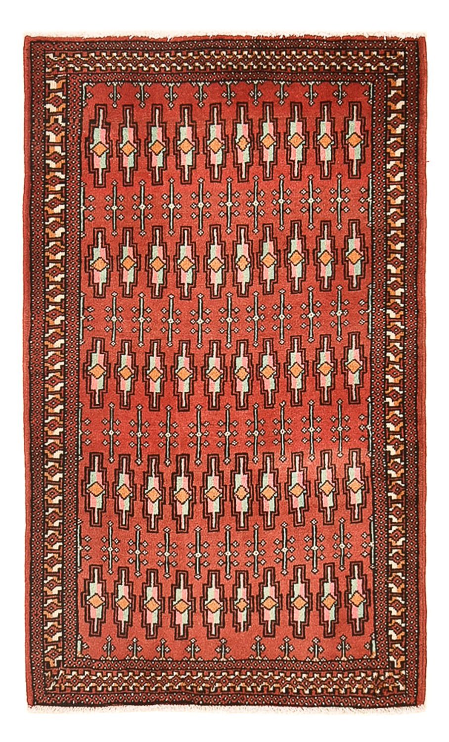 Turkaman tapijt - 127 x 73 cm - rood