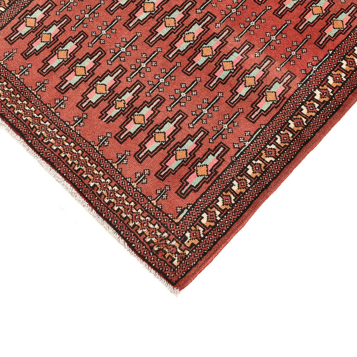 Turkaman tapijt - 127 x 73 cm - rood