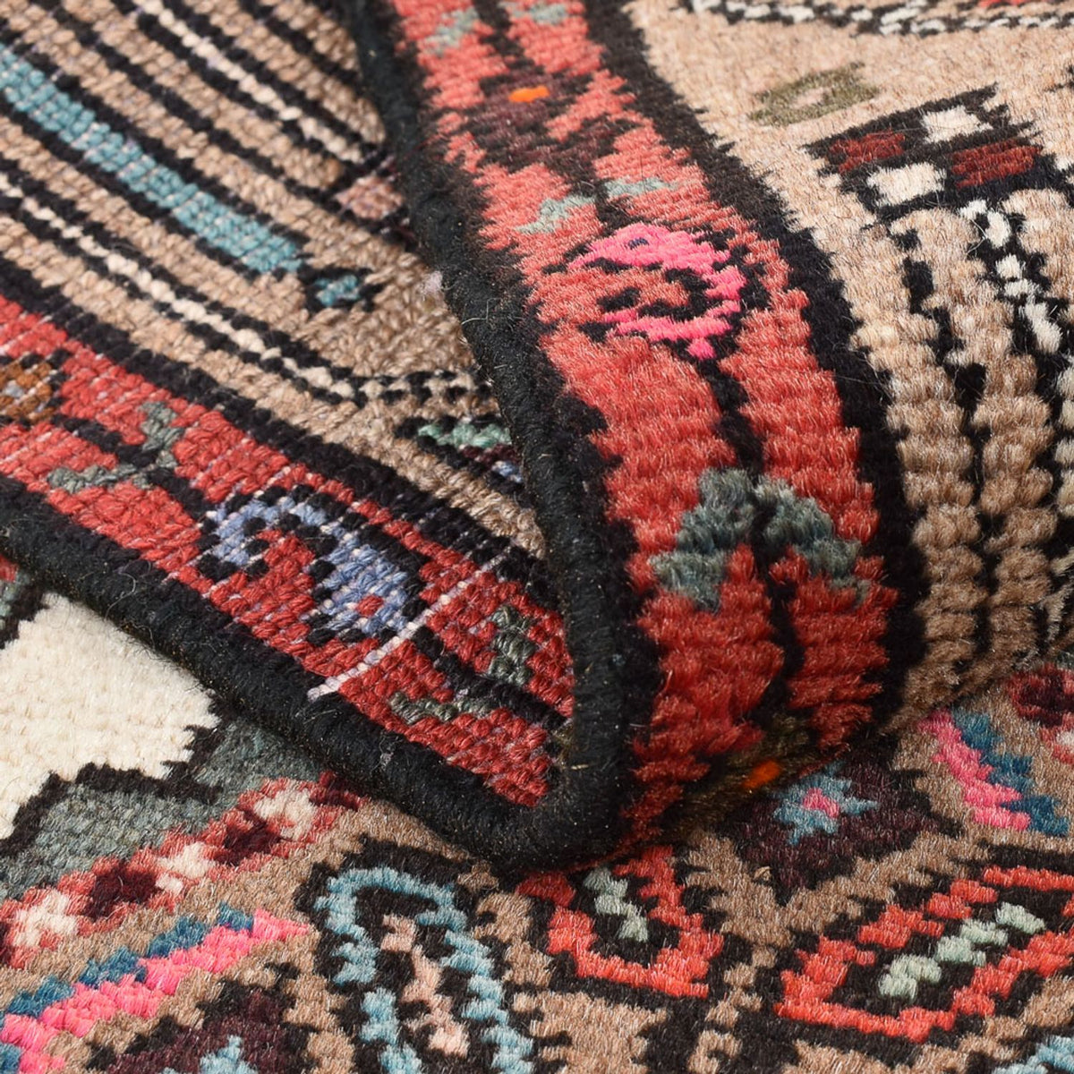 Perzisch Tapijt - Nomadisch - 130 x 74 cm - veelkleurig