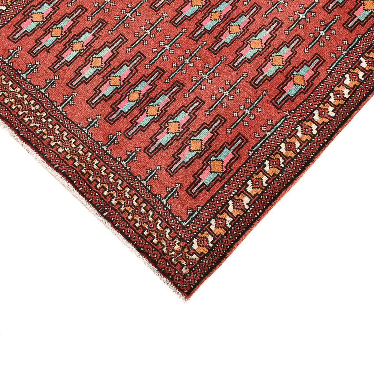 Turkaman tapijt - 129 x 71 cm - rood