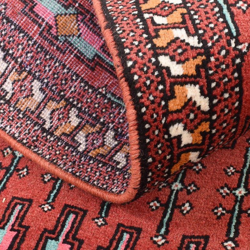 Turkaman tapijt - 129 x 71 cm - rood