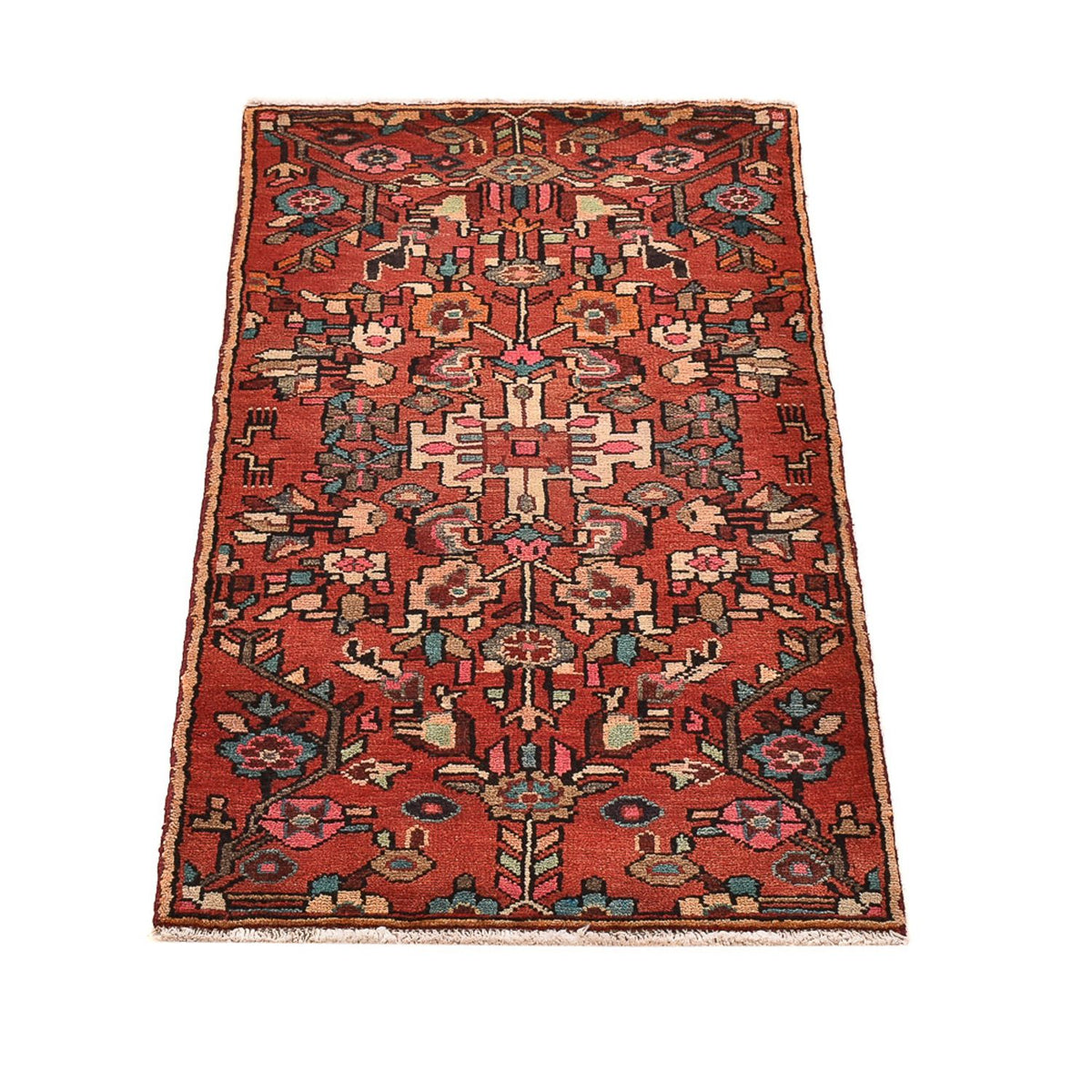 Loper Perzisch Tapijt - Nomadisch - 115 x 55 cm - licht rood