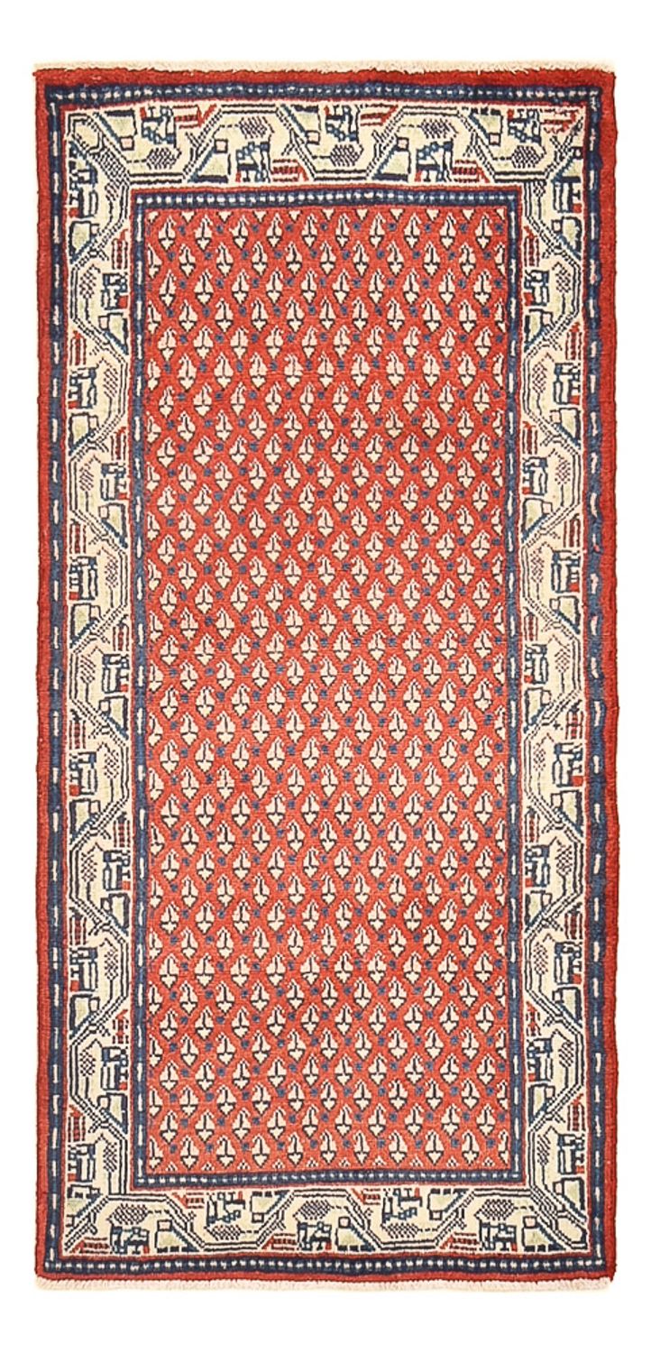 Loper Perzisch tapijt - Mir - 126 x 57 cm - rood