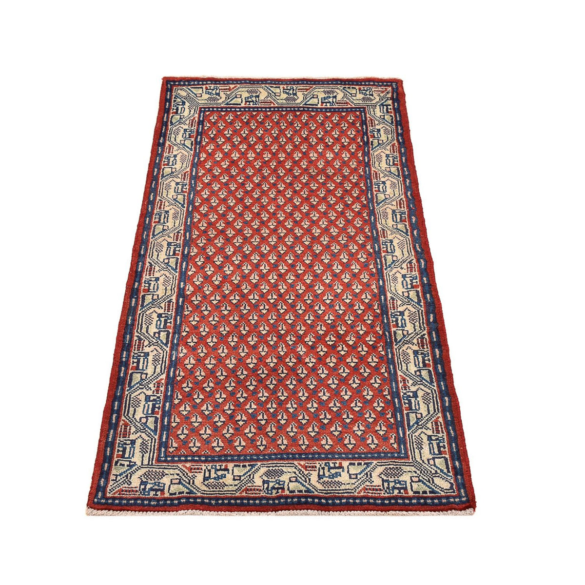 Loper Perzisch tapijt - Mir - 126 x 57 cm - rood