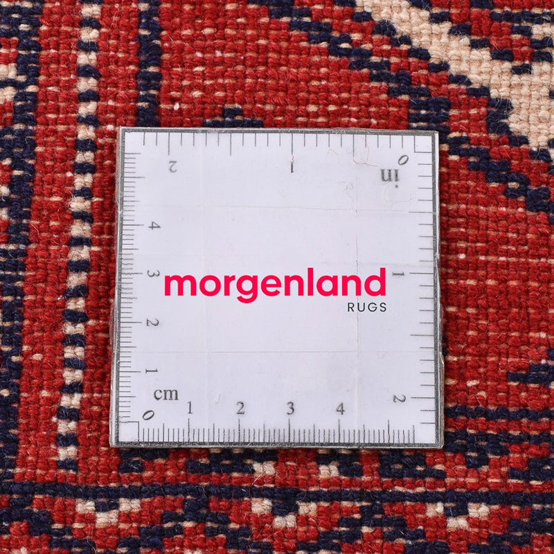 Loper Turkaman tapijt - 291 x 73 cm - rood