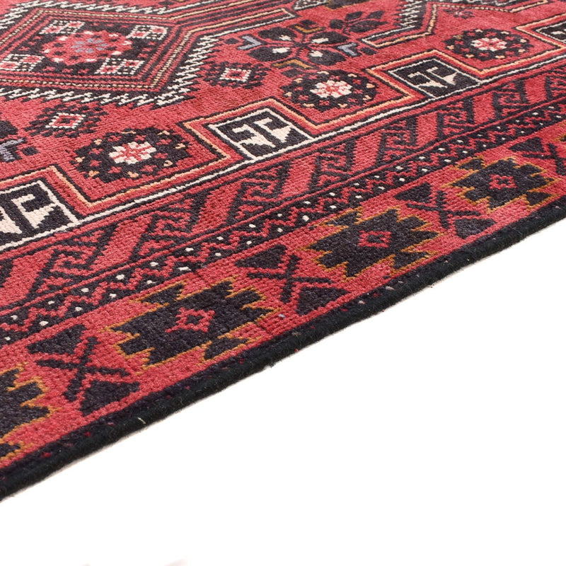 Loper Baluch tapijt - 378 x 85 cm - rood
