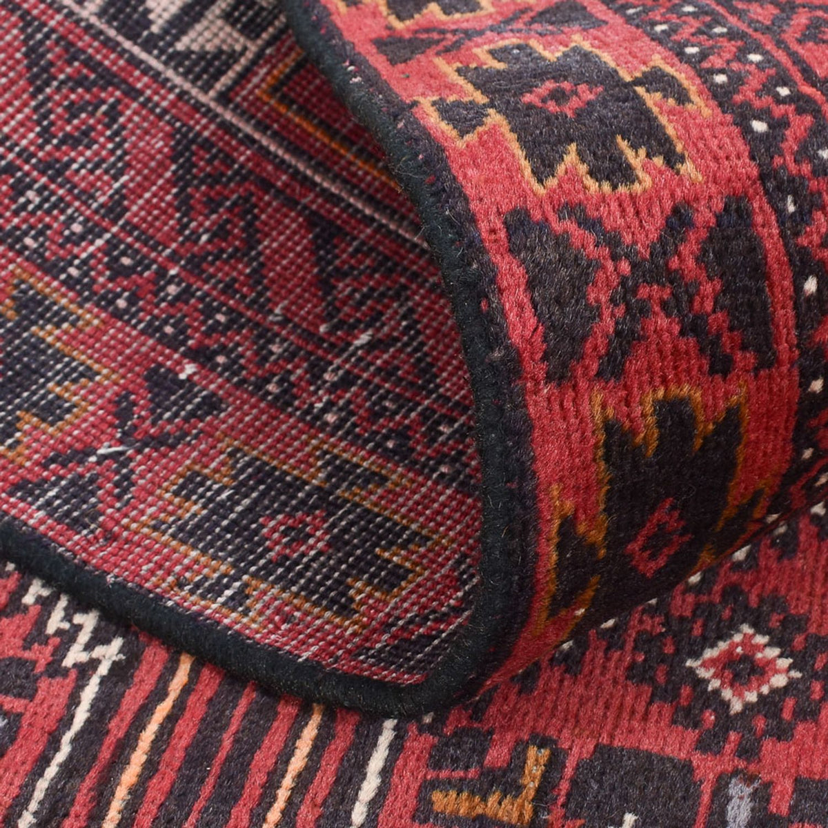 Loper Baluch tapijt - 378 x 85 cm - rood