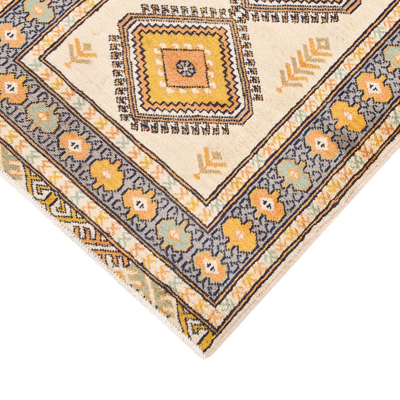 Loper Turkaman tapijt - 215 x 65 cm - lichtgroen