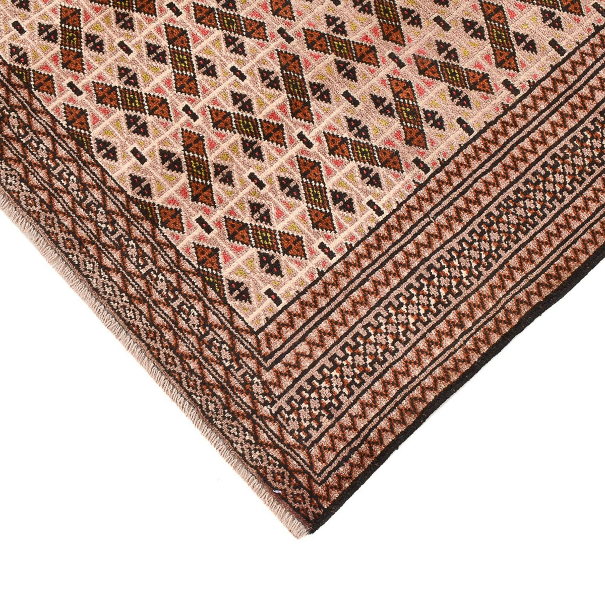 Turkaman tapijt - 190 x 128 cm - licht rood