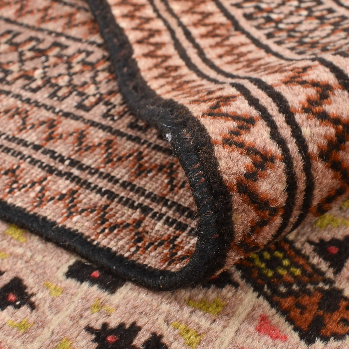 Turkaman tapijt - 190 x 128 cm - licht rood