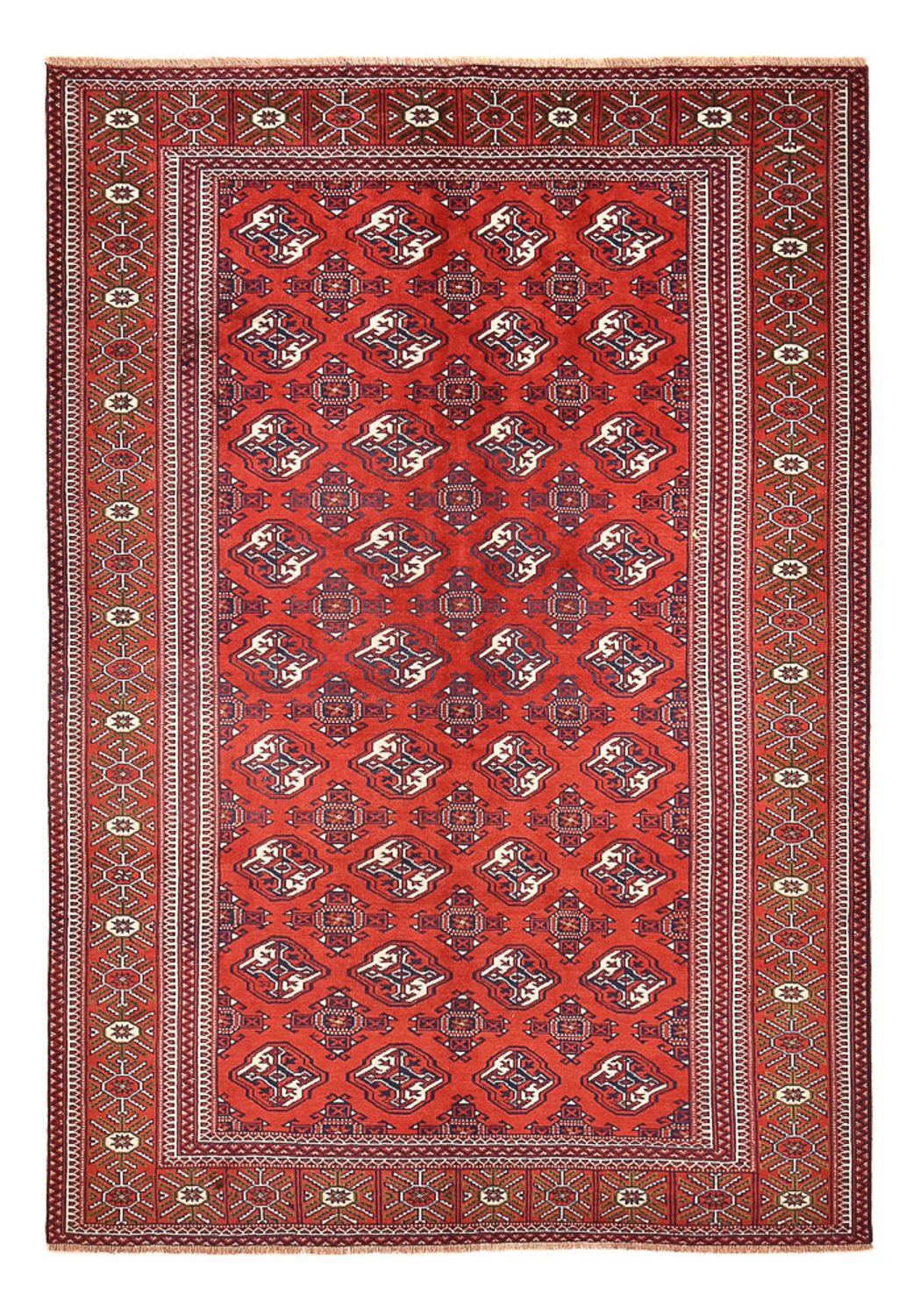 Turkaman tapijt - 273 x 185 cm - rood
