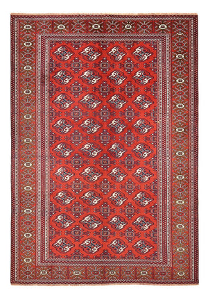 Turkaman tapijt - 273 x 185 cm - rood