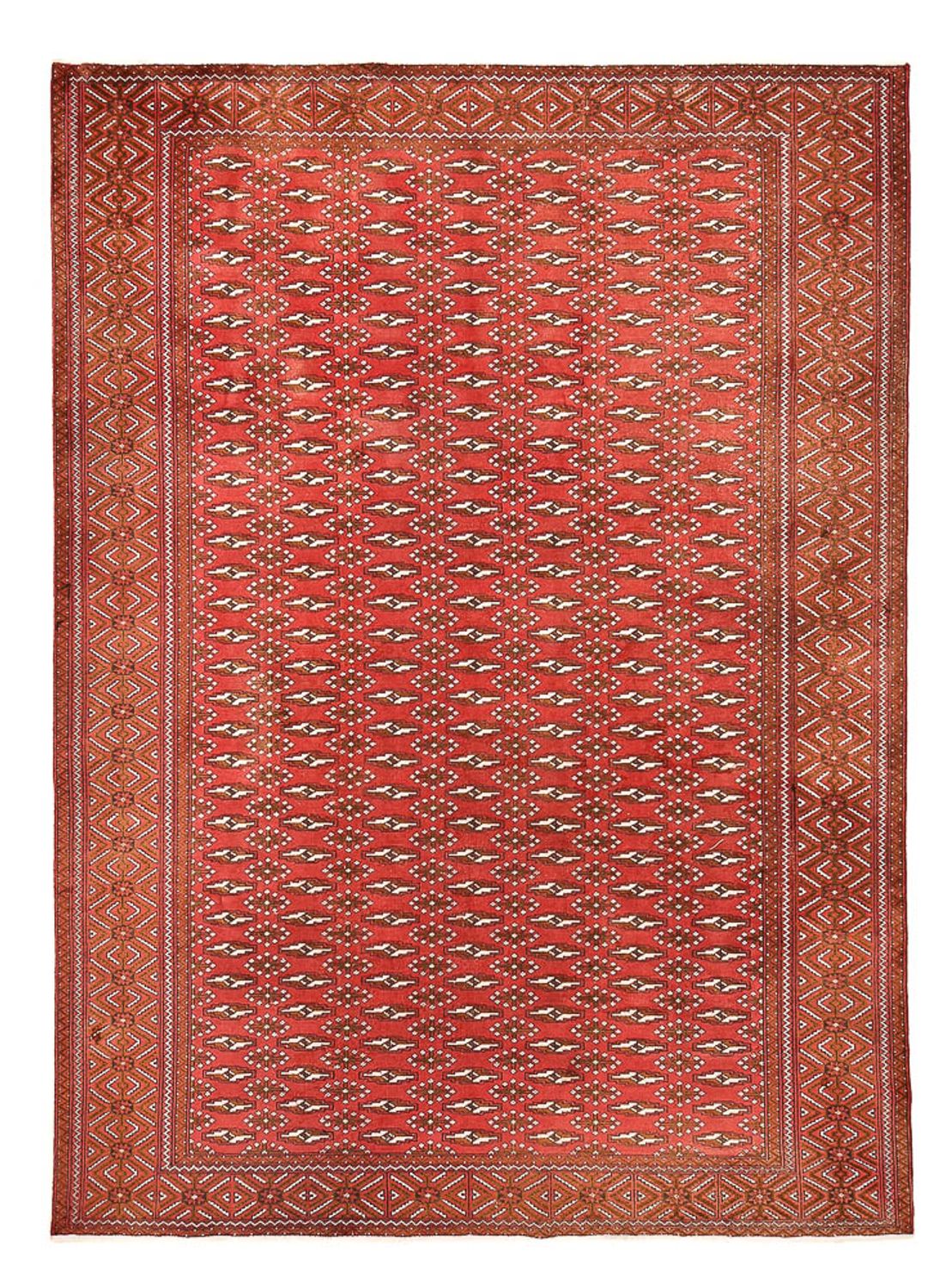 Turkaman tapijt - 280 x 203 cm - licht rood