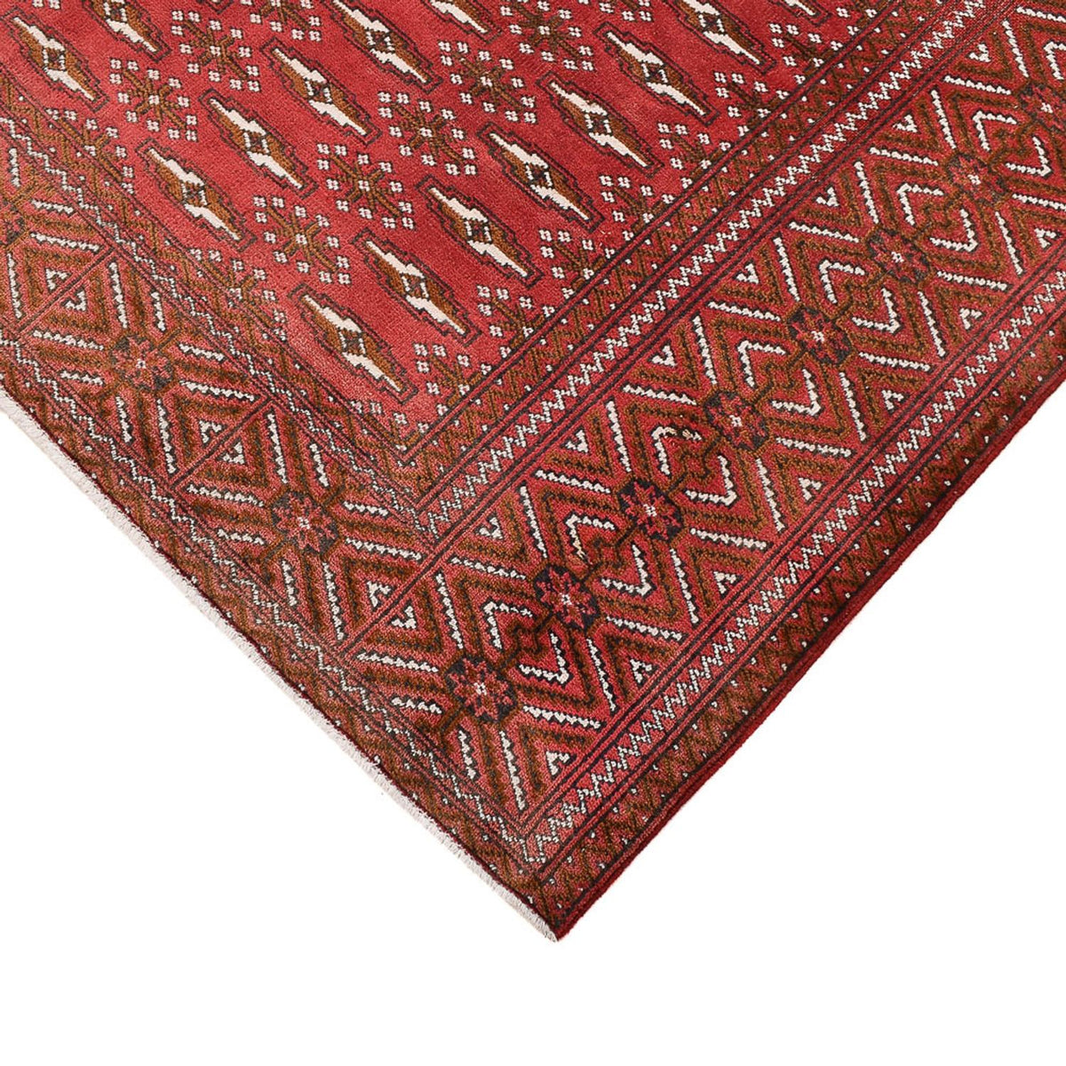 Turkaman tapijt - 280 x 203 cm - licht rood