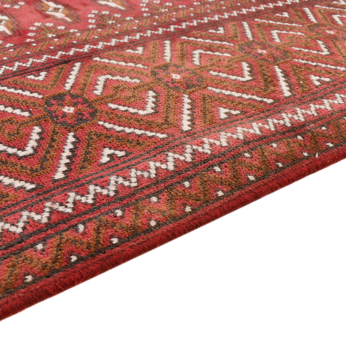 Turkaman tapijt - 280 x 203 cm - licht rood