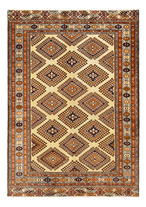 Turkaman tapijt - 188 x 131 cm - zand