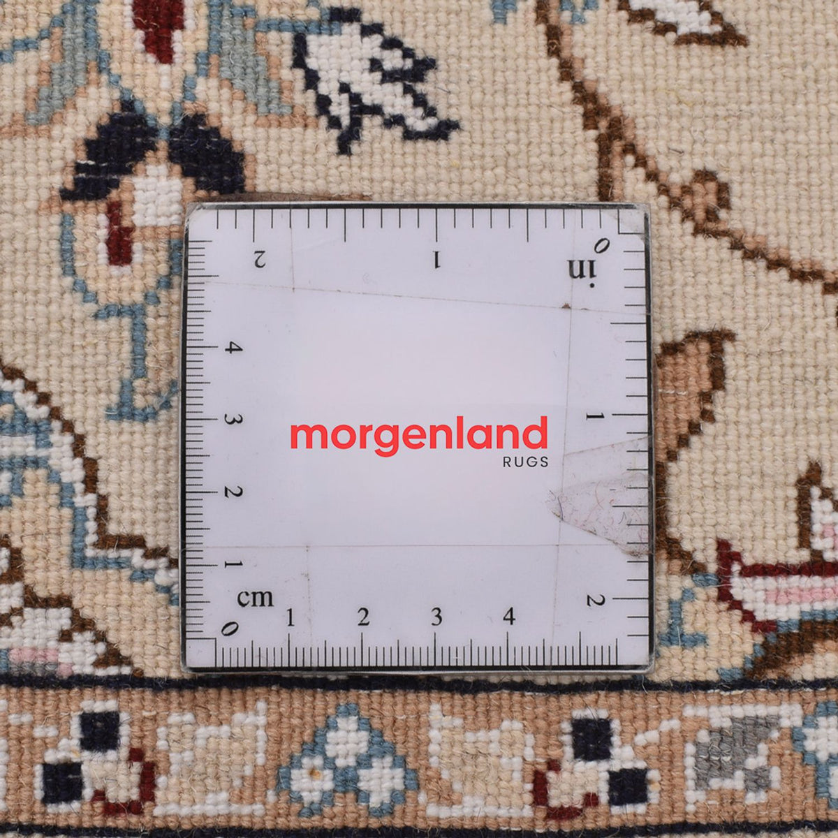 Loper Perzisch tapijt - Nain - Koninklijk - 241 x 92 cm - crème