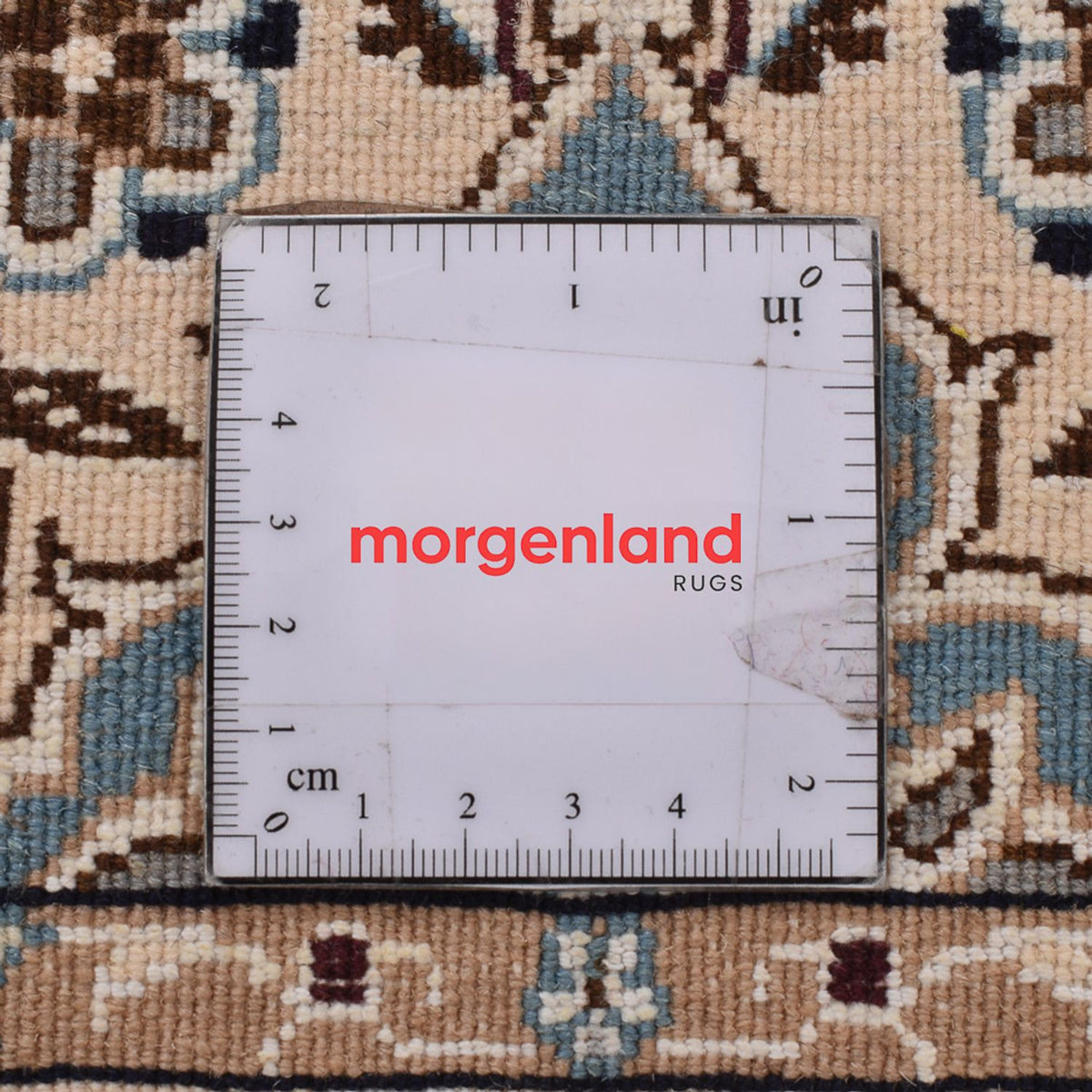 Loper Perzisch tapijt - Nain - Koninklijk - 278 x 91 cm - crème