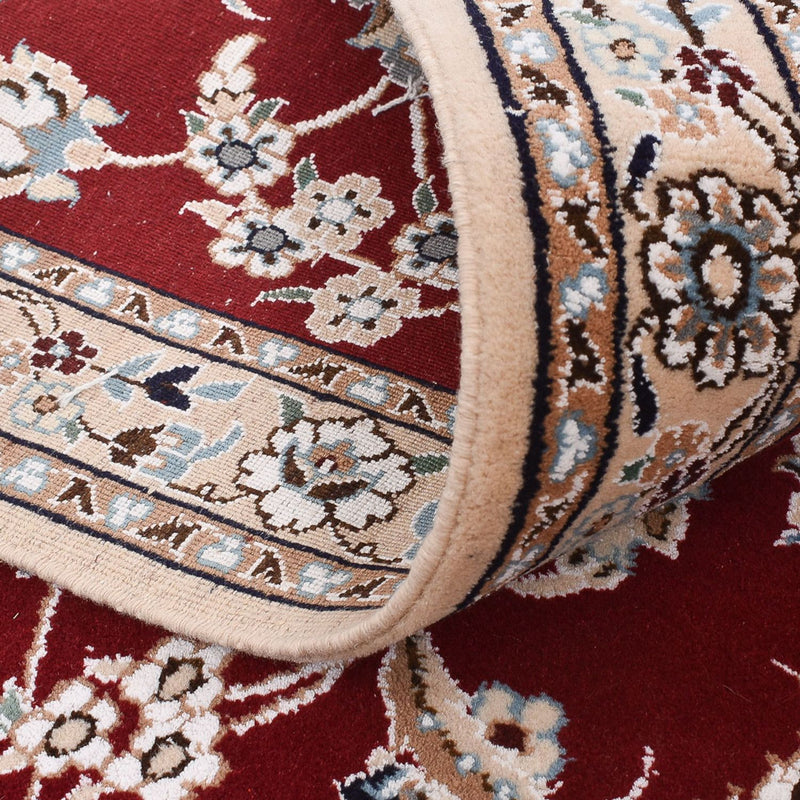 Loper Perzisch tapijt - Nain - Koninklijk - 215 x 90 cm - rood