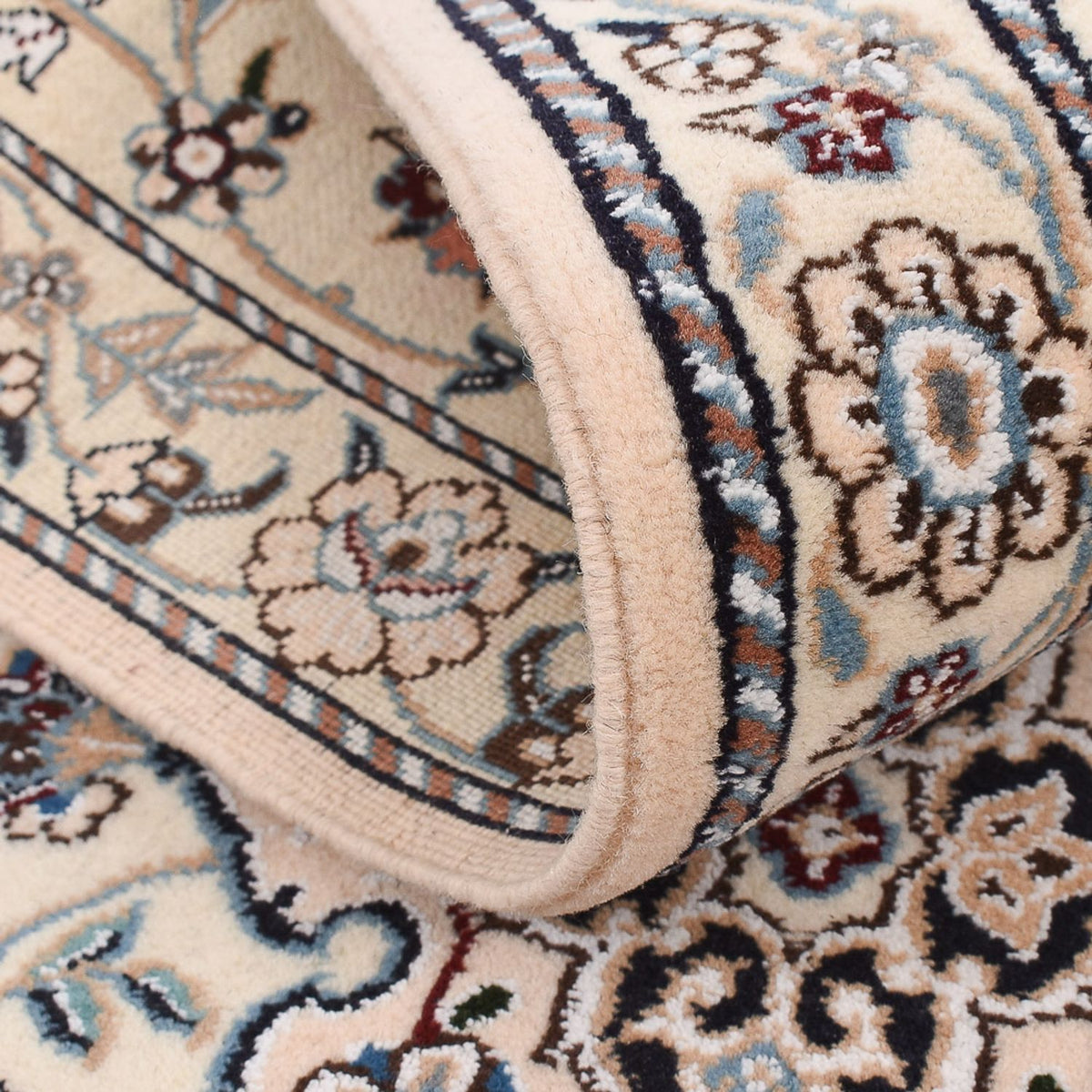 Loper Perzisch tapijt - Nain - Koninklijk - 229 x 81 cm - crème