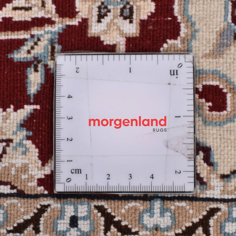 Loper Perzisch tapijt - Nain - Koninklijk - 275 x 93 cm - rood