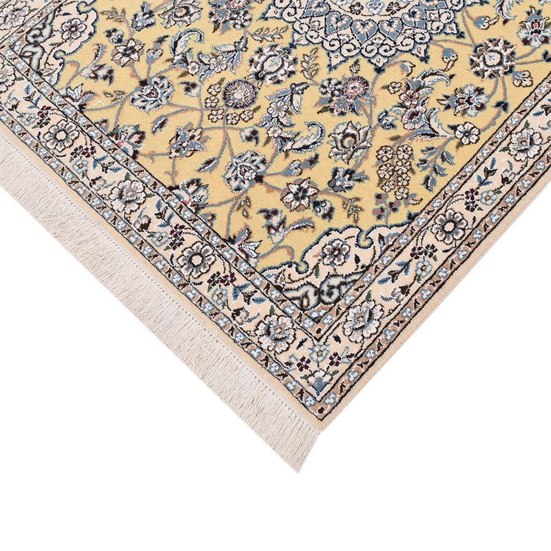 Loper Perzisch tapijt - Nain - Koninklijk - 320 x 90 cm - beige
