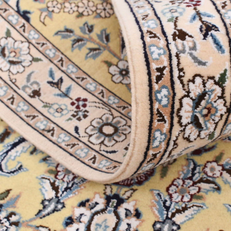 Loper Perzisch tapijt - Nain - Koninklijk - 320 x 90 cm - beige