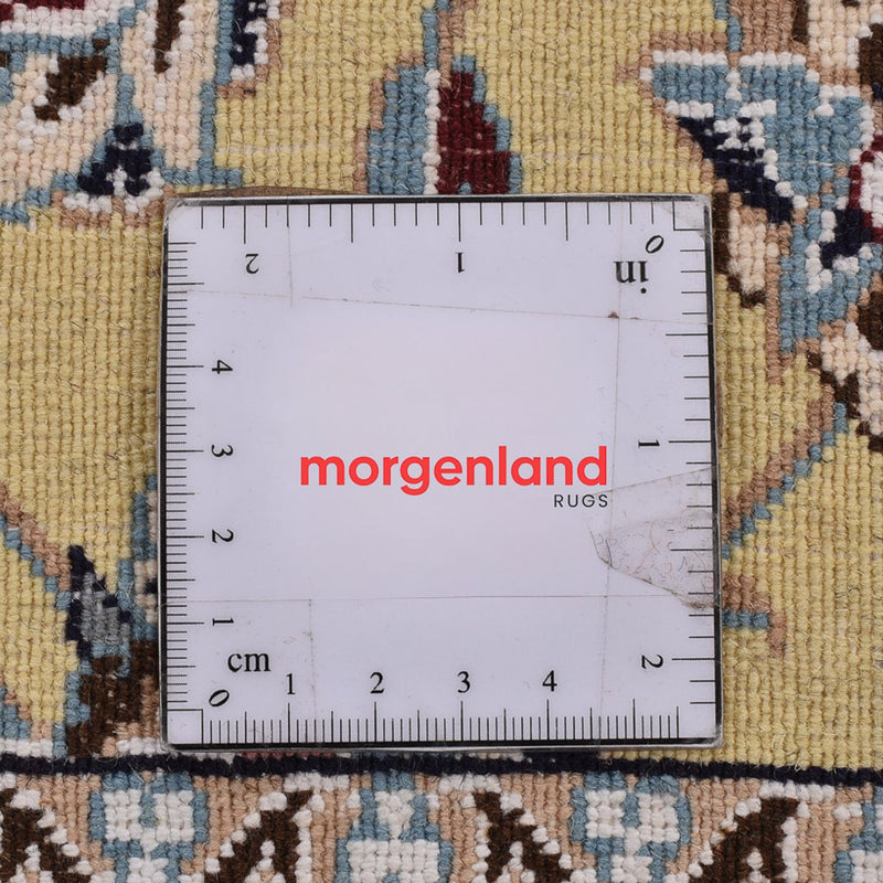 Loper Perzisch tapijt - Nain - Koninklijk - 320 x 90 cm - beige